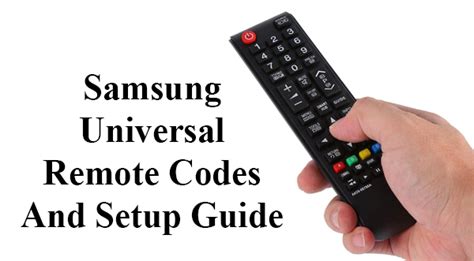 codes for samsung universal remote|programming a samsung universal remote.